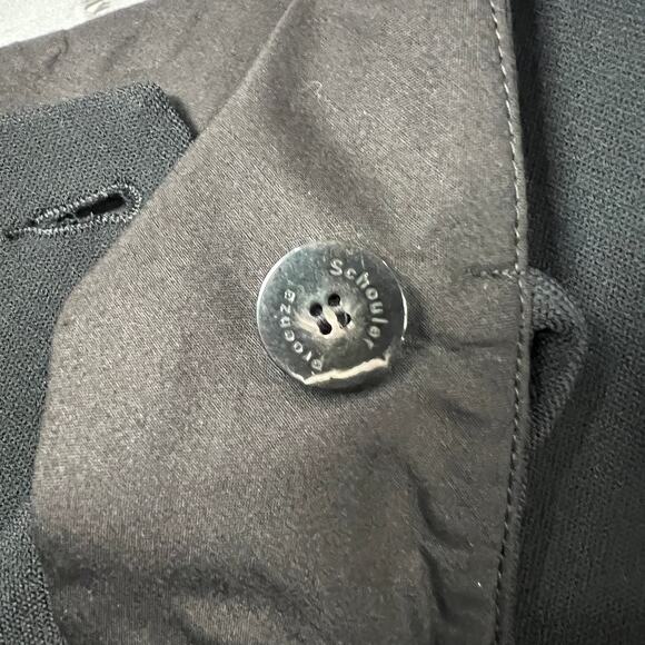 NEW Proenza Schouler Bi-Stretch Crepe Cropped Pants SIZE 8 Black NWT $1290 - Picture 13 of 16